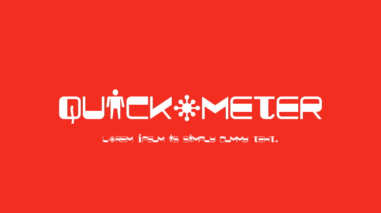 Quickometer Font