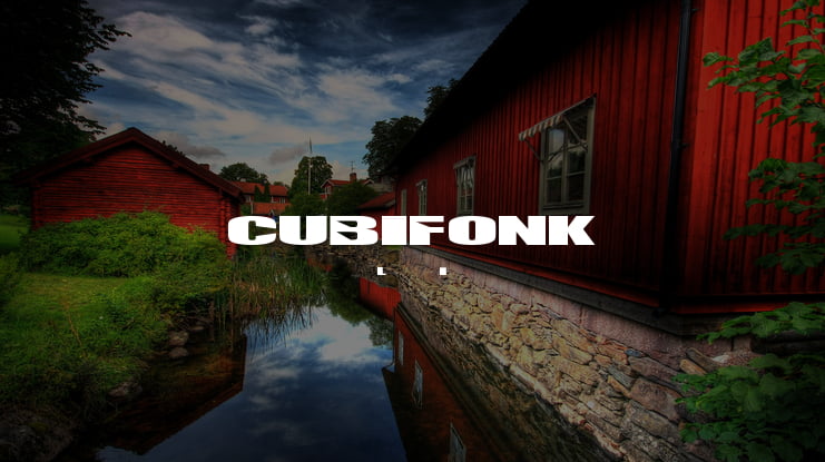 CUBIFONK Font