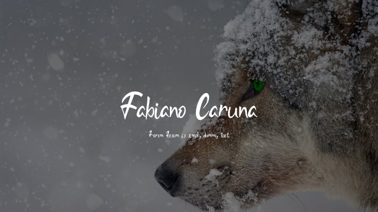 Fabiano Caruna Font