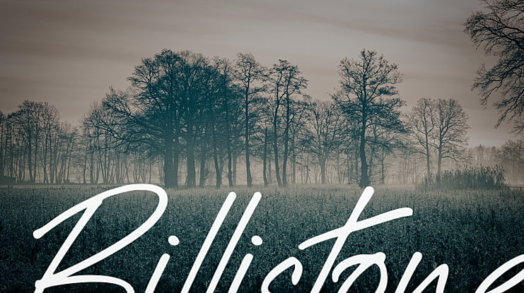 Billistone Font