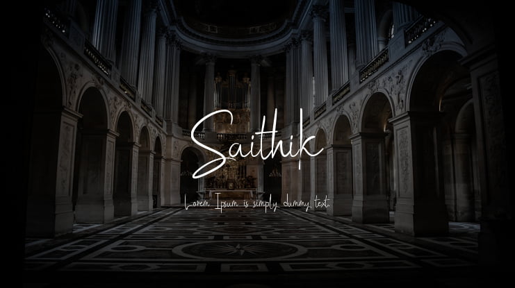 Saithik Font