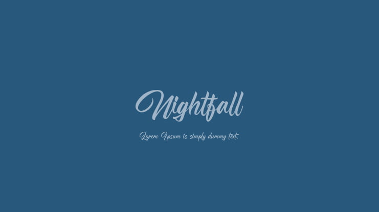 Nightfall Font