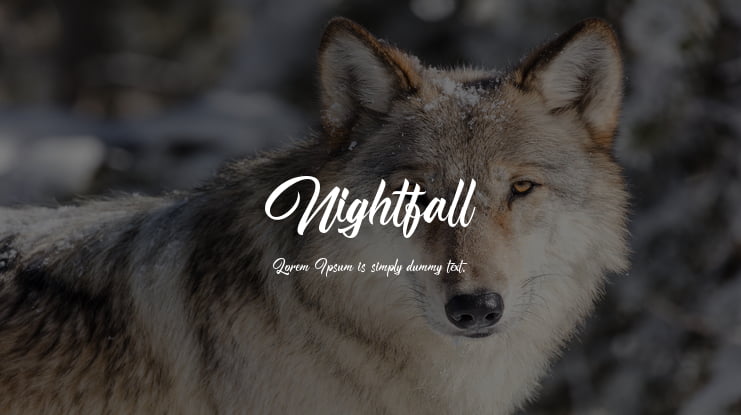 Nightfall Font