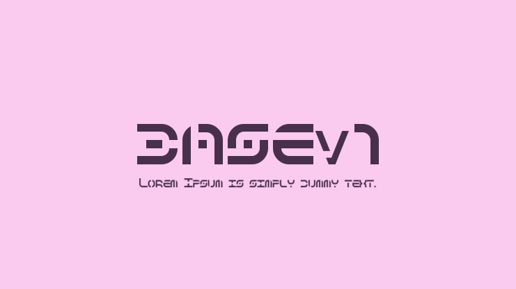 BASEv1 Font