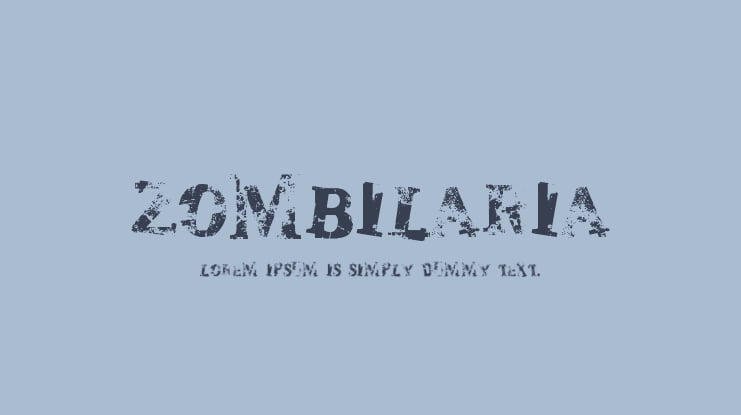 Zombilaria Font