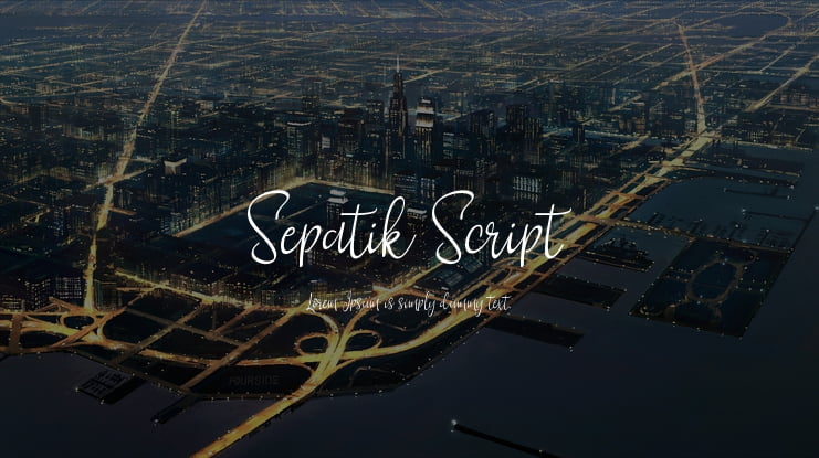 Sepatik Script Font