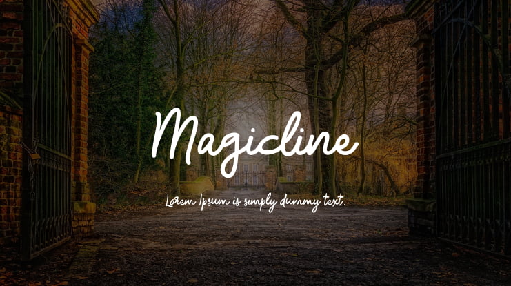 Magicline Font