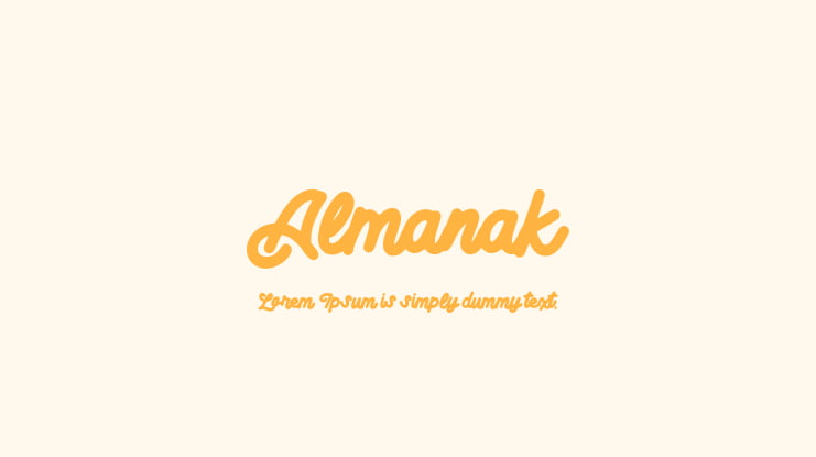 Almanak Font