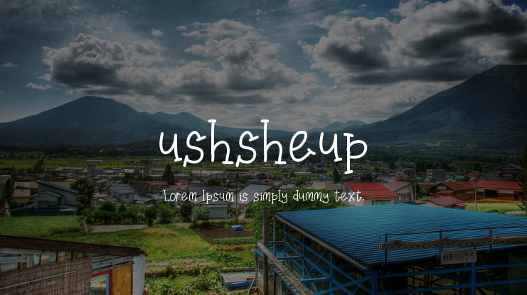 ushsheup Font