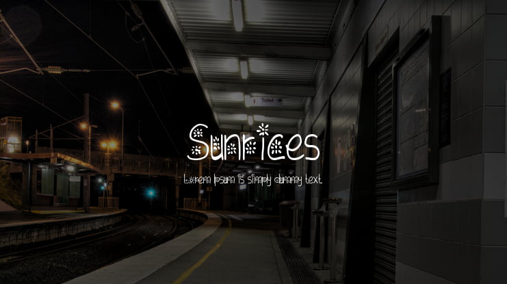 Sunrices Font