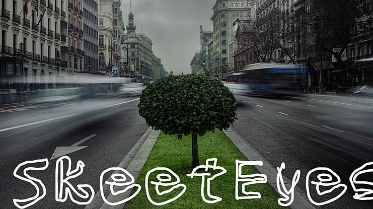 SkeetEyes Font