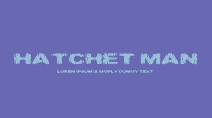hatchet man logo blue