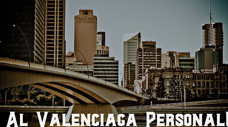 Al Valenciaga PersonalUseOnly Font