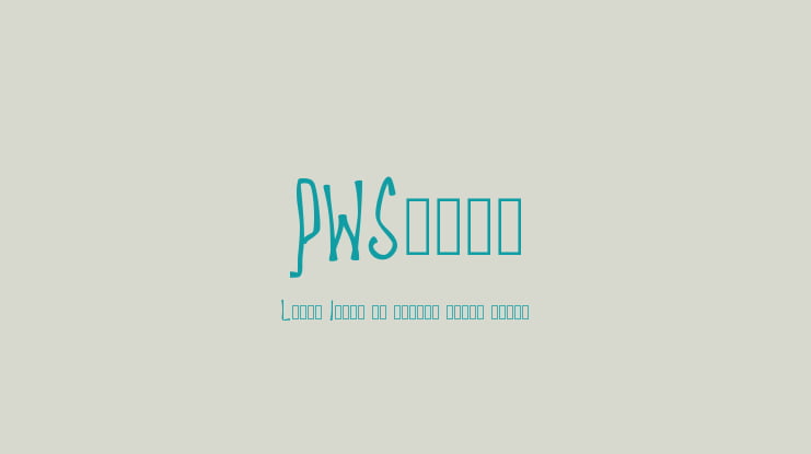 PWStixs Font