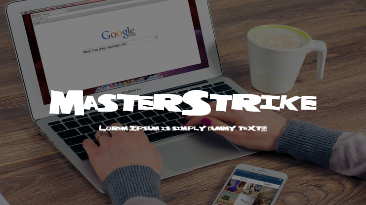 MasterStrike Font