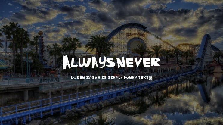 AlwaysNever Font