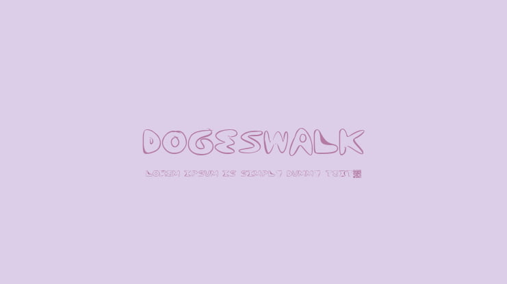 DogesWalk Font