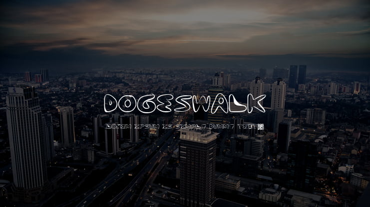 DogesWalk Font