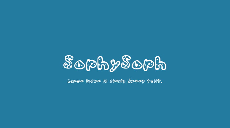 SophySoph Font