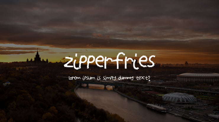 ZipperFries Font