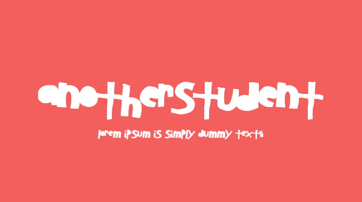 AnotherStudent Font