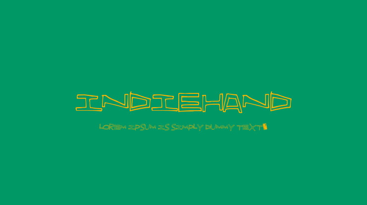 IndieHand Font