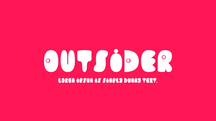 Outsider Font