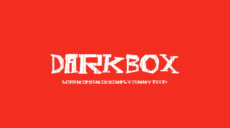 DarkBox Font