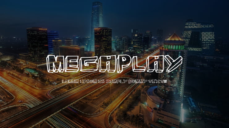 MegaPlay Font