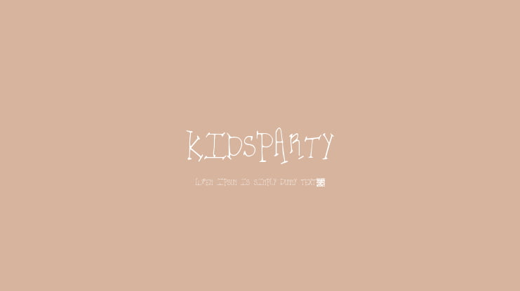 KidsParty Font