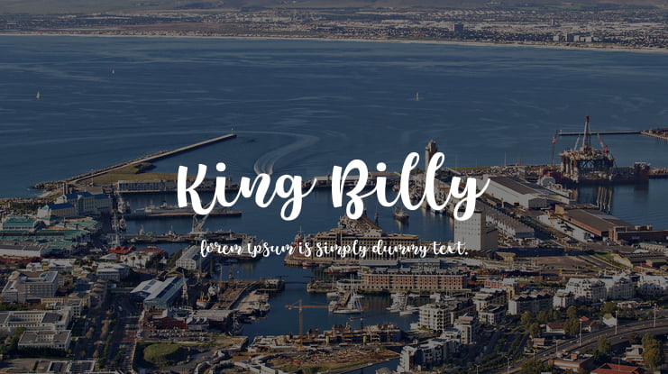 King Billy Font