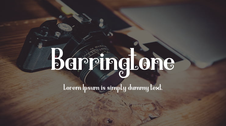 Barringtone Font