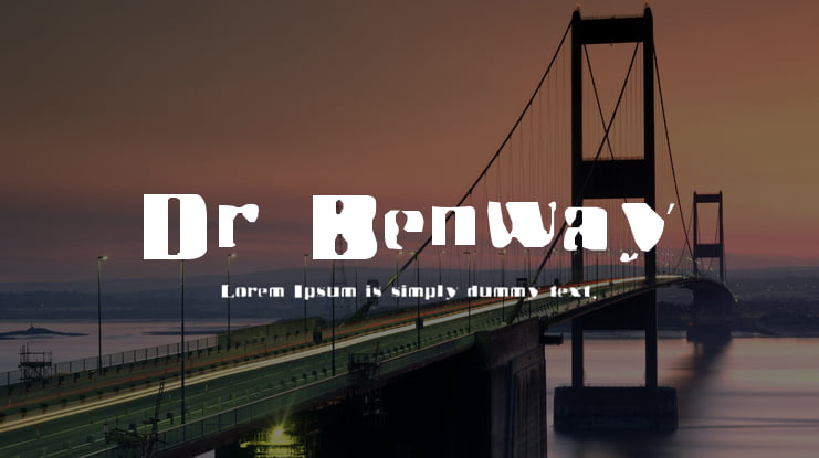 Dr Benway Font