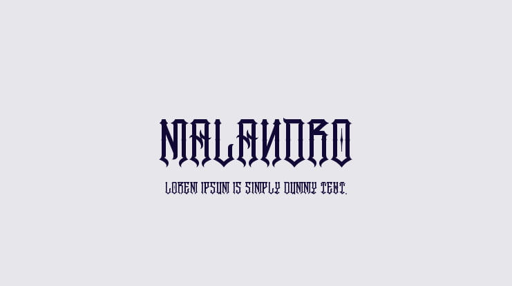 Malandro Font