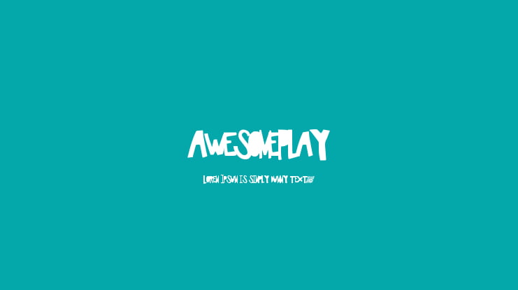 AwesomePlay Font