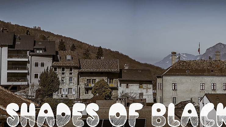 Shades of Black Font