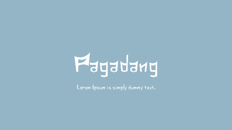 Pagadang Font