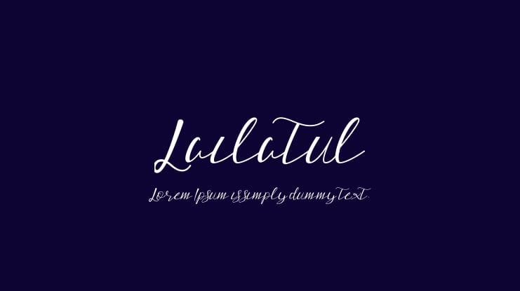 Lailatul Font Family