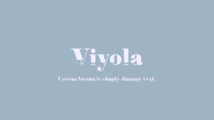 Viyola Font