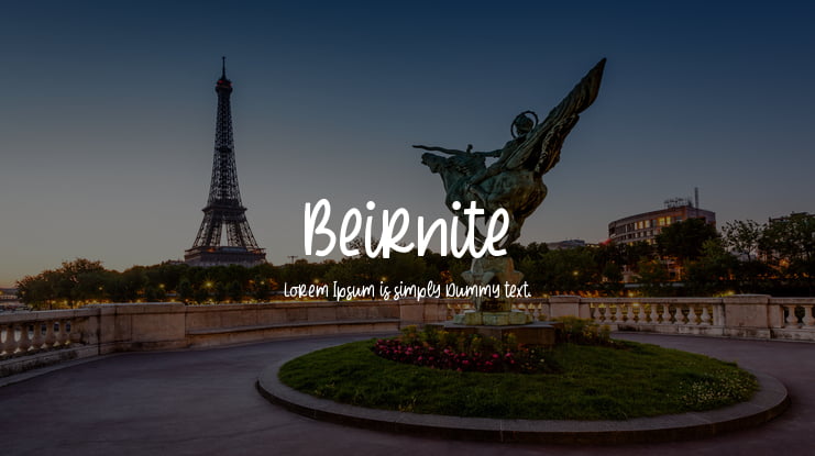 Beirnite Font