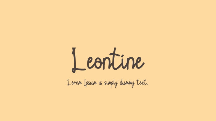 Leontine Font