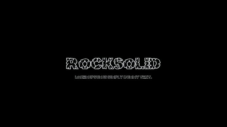 RockSolid Font