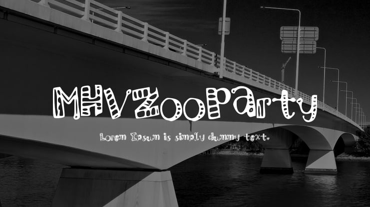 MHVZooParty Font