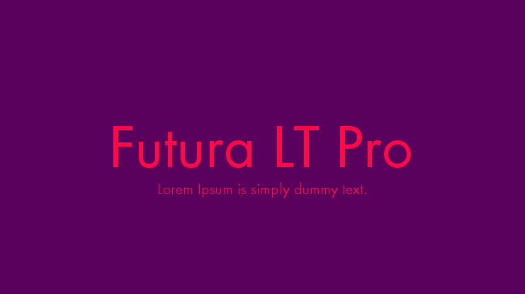 LOUIS VUITTON Font is → Futura