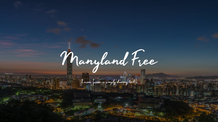 Manyland Free Font