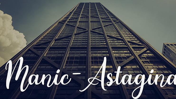 Manic-Astagina Font