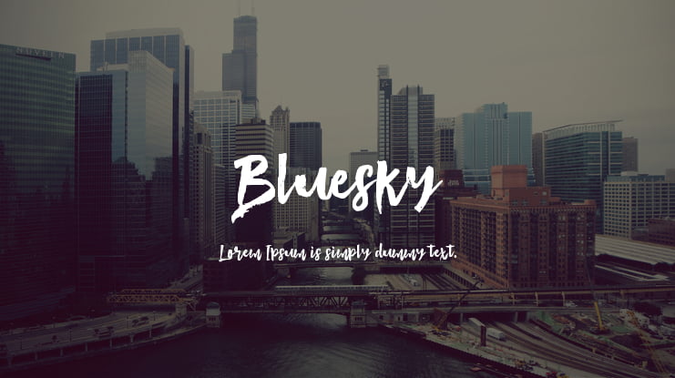 Bluesky Font