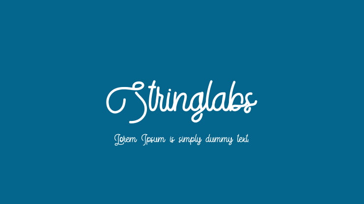 Stringlabs Font