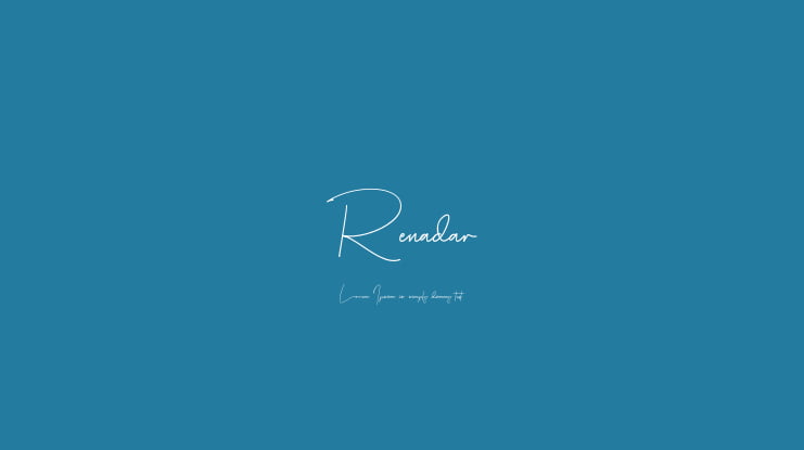 Renadar Font