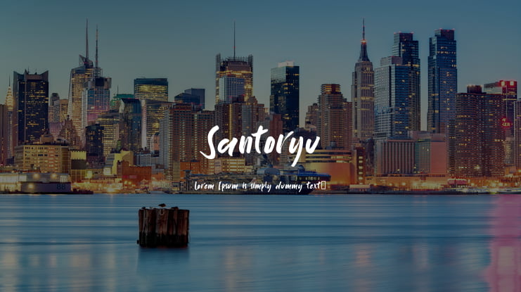 Santoryu Font